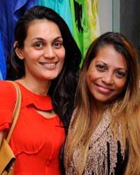 Kavita Lakhani (L) with a friend