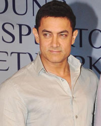 Aamir Khan and Aamir Khan along with Abhijit Pawar, MD Sakal Media Group