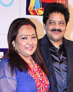 Udit Narayan with his Wife