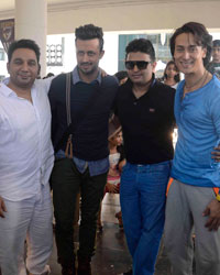 Ahmed Khan, Atif Aslam, Bhuhan Kumar and Tiger Shroff