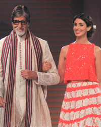 Amitabh Bachchan and Shweta Bachchan Nanda