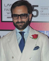 Saif Ali Khan at Anamika Khanna Show at LFW 2015