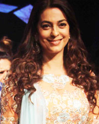 Juhi Chawla at Celebrities at Lakme Fashion Week 2016