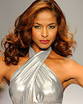 A model presents a creation by Colombian Cheviotto Jeans during the Dominicana Moda Fashion Week 2012 in Santo Domingo