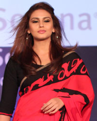 Huma Qureshi at DuPont Sorona Sarees Launch