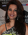 Diana Hayden at Guests at LFW Winter-Festive 2012