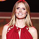 Model Heidi Klum walks the runway during the Heart Truth`s Red Dress Fall 2010 show during New York Fashion Week