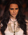 Neha Dhupia at India International Jewellery Week 2012