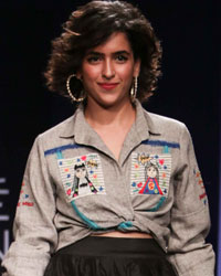 Sanya Malhotra at Lakme Fashion Week Winter Festive 2017