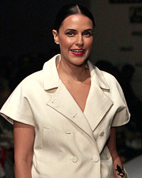 Neha Dhupia at Neha Dhupia at WIFW SS 2015