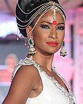 Carol Gracias at Rohit Verma Fashion Show