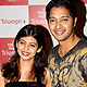 Shreyas Talpade with his wife