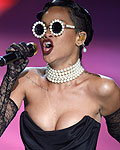 Rihanna performs during the Victoria's Secret Fashion Show in New York