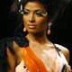 A model presents a creation from Indian designers Falguni and Shane Peacock`s Spring/Summer 2009 collection