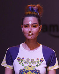 Fashion Designer Nida Mahmood's show at Amazon India Fashion Week Spring Summer 2018