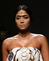 Fashion Designer Saman Chauhan's show at Amazon India Fashion Week Spring Summer 2018