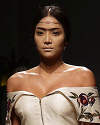 Fashion Designer Saman Chauhan's show at Amazon India Fashion Week Spring Summer 2018