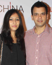 Fashion designer Nachiket Barve along with his wife Surabhi