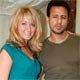 Aryan Vaid with wife Alexandra Copley