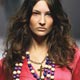 A model wears a design by Australian designer Valerija Vocanec during the New Generation Show at Australian Fashion Week in Sydney.