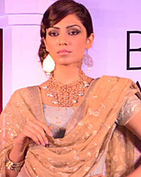 Model showcasing Meera Muzaffar Ali's collection