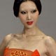 A model presents a creation for NE TIGER 2009 Haute Couture Show at China Fashion Week in Beijing