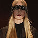 Model presents creation by Kaviar Gauche at Berlin Fashion Week Autumn/Winter 2012 in Berlin