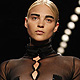 Model presents creation by Markus Schmidbauer at Berlin Fashion Week Spring/Summer 2012