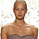 Model presents creation by Kilian Kerner at Berlin Fashion Week Spring/Summer 2012 in Berlin