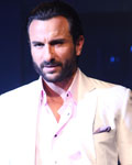 Saif Ali Khan walks the ramp while launching a new series of Sansui digital TV