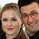 US actor Norton smiles as he stands besides director Jacobson and actress Wood during a photocall for the film 'Down in the Valley' in Cannes.