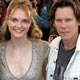 Canadian actress Rachel Blanchard and US actor Kevin Bacon pose during a photocall in Cannes.