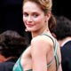 Canadian actress Rachel Blanchard poses during red carpet arrivals in Cannes.