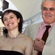 Italian director Giordana jokes with actress Cescon during a photocall for 'Quando Sei Nato Non Puoi Piu Nasconderti' at the 58th Cannes Film Festival.