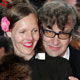 German director Wenders poses with his wife during red carpet arrivals at Cannes Film Festival.