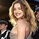 Russian model Natalia Vodianova smiles as she arrives at the Cannes Film Festival.