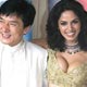 Hong Kong actor Jackie Chan poses with Bollywood actress Sherawat in Cannes.