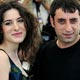 Actress Belcim Bilgin and actor Nazmi Kirik pose during a photocall for Iraqi-born director Hiner Saleem's film 'Kilometre Zero' at the 58th Cannes Film Festival.