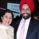 Sant Singh Chatwal with wife