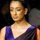 A model presents a creation from Indian designer Deepika Govind during a fashion show at the Chivas in Fashion Tour 2008 in New Delhi