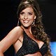 A model displays a creation by Colombian brand Leonisa during the Dominicana Moda Fashion week 2009 in Santo Domingo