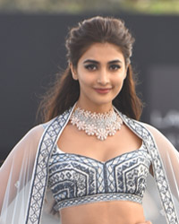 Pooja Hegde turned the showstopper for designer Varun Chakillam