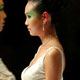 Chinese models present creations by Chinese fashion design students at a fashion show in Beijing.