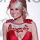 Actress Kristin Chenoweth walks the runway during the Heart Truth`s Red Dress Fall 2010 show during New York Fashion Week