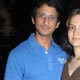 Sharman Joshi with wife