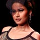 A model presents a creation by Rohit Bal at a fashion show in New Delhi