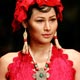 Model presents creation by Paras and Shalini at India fashion week Autumn/Winter 2007 in New Delhi