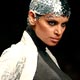 A model presents a creation by Vikram Phadnis at a fashion show in New Delhi