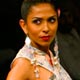 A model presents a creation by Indian designers Ashima and Leena at the Wills Lifestyle India Fashion Week Spring/Summer 2008 collection in New Delhi