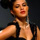 A model presents a creation by Indian designer Prashant Verma at the Wills Lifestyle India Fashion Week